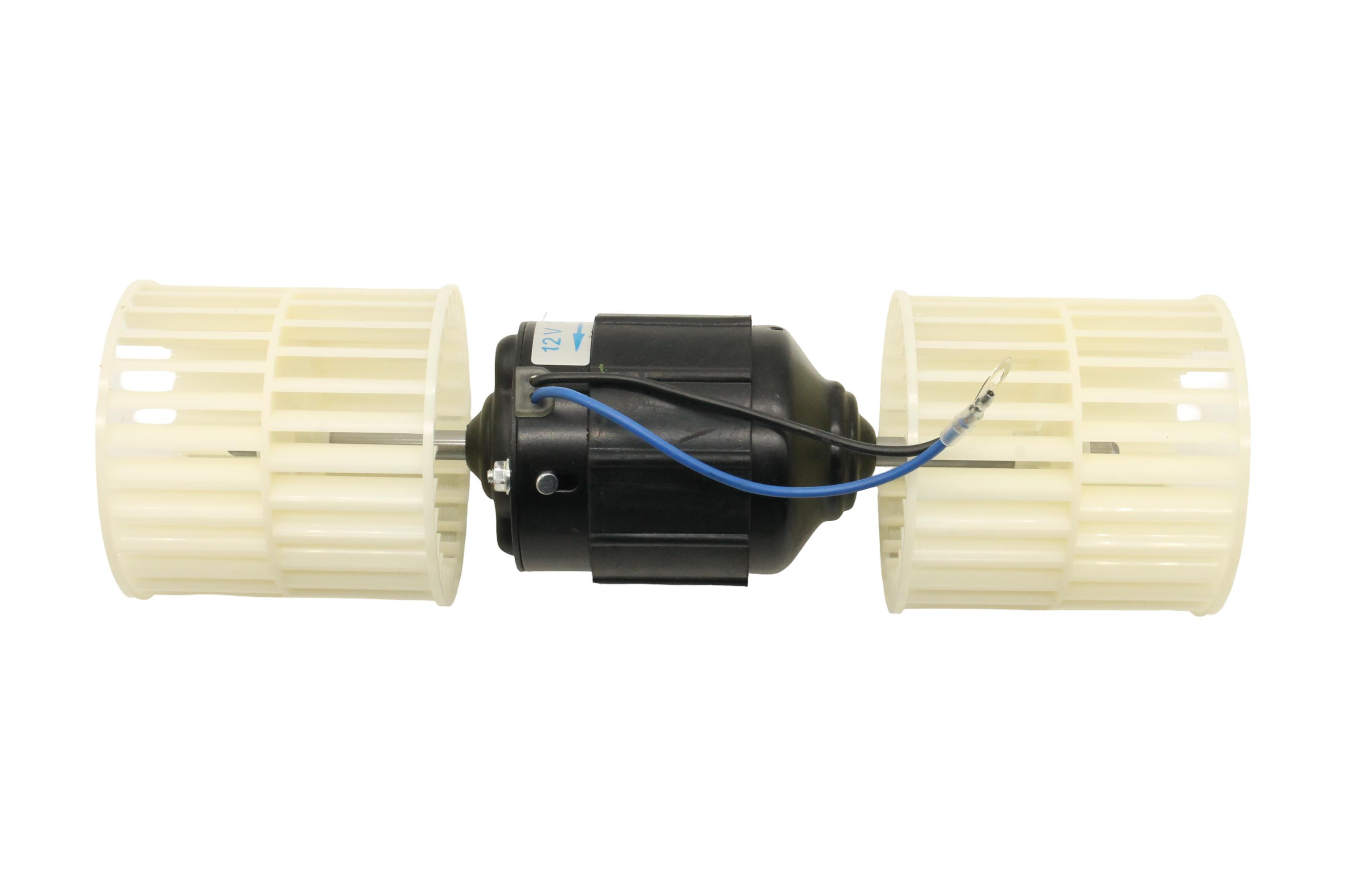 MOTOR SOPLADOR 12V UNIVERSAL DOBLE EJE 1 VELOCIDAD